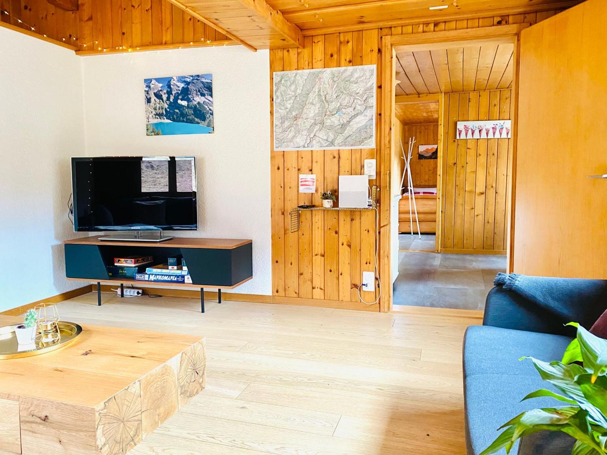 Cozy Apartment In Vintage House In Kandersteg Eksteriør billede