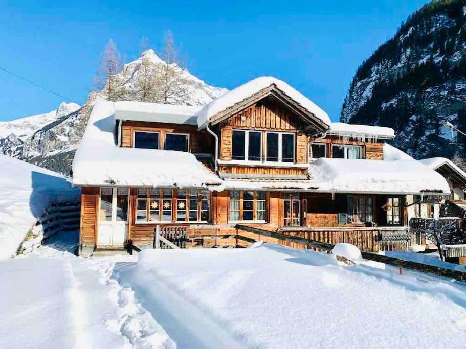 Cozy Apartment In Vintage House In Kandersteg Eksteriør billede