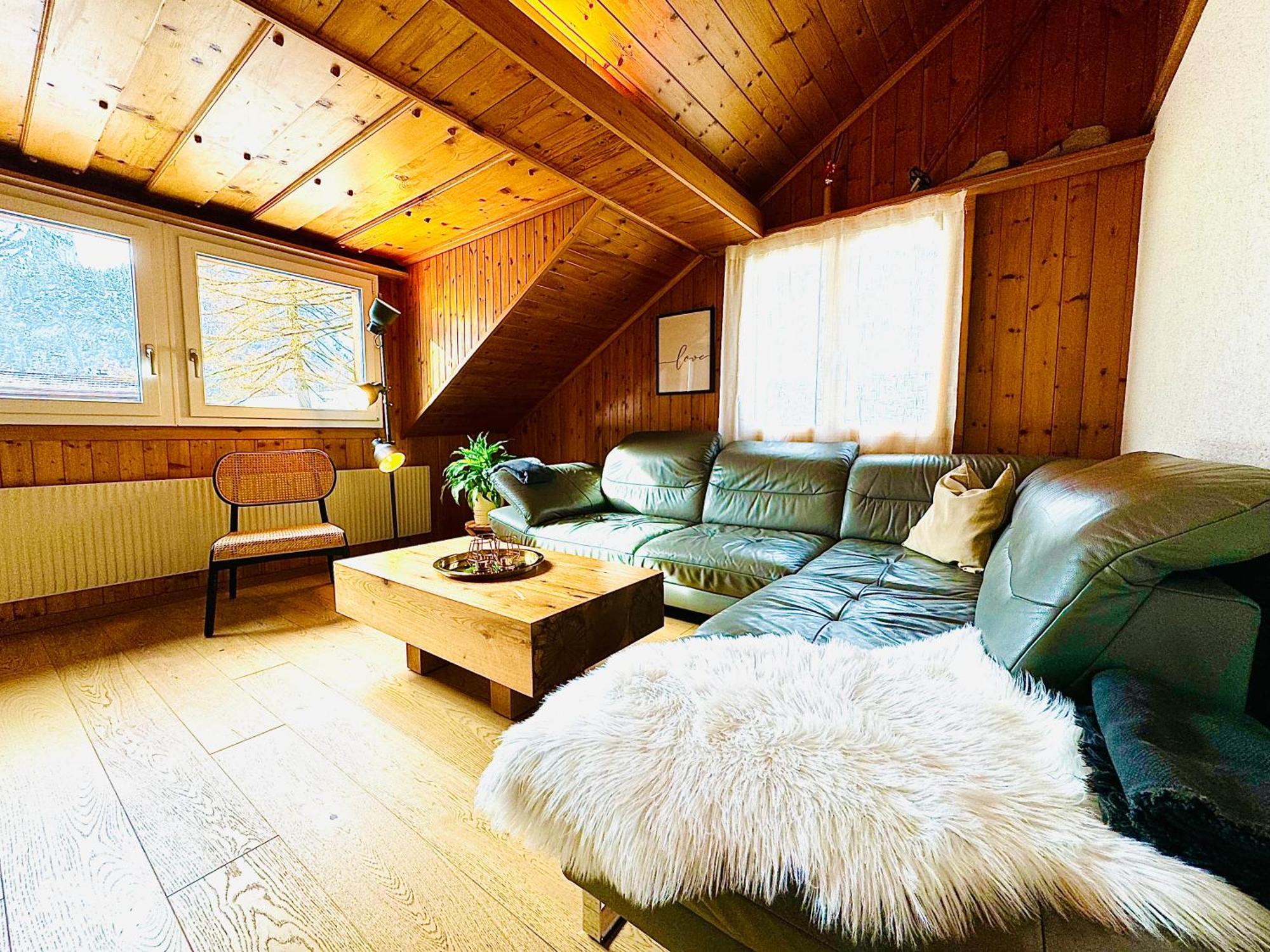 Cozy Apartment In Vintage House In Kandersteg Eksteriør billede