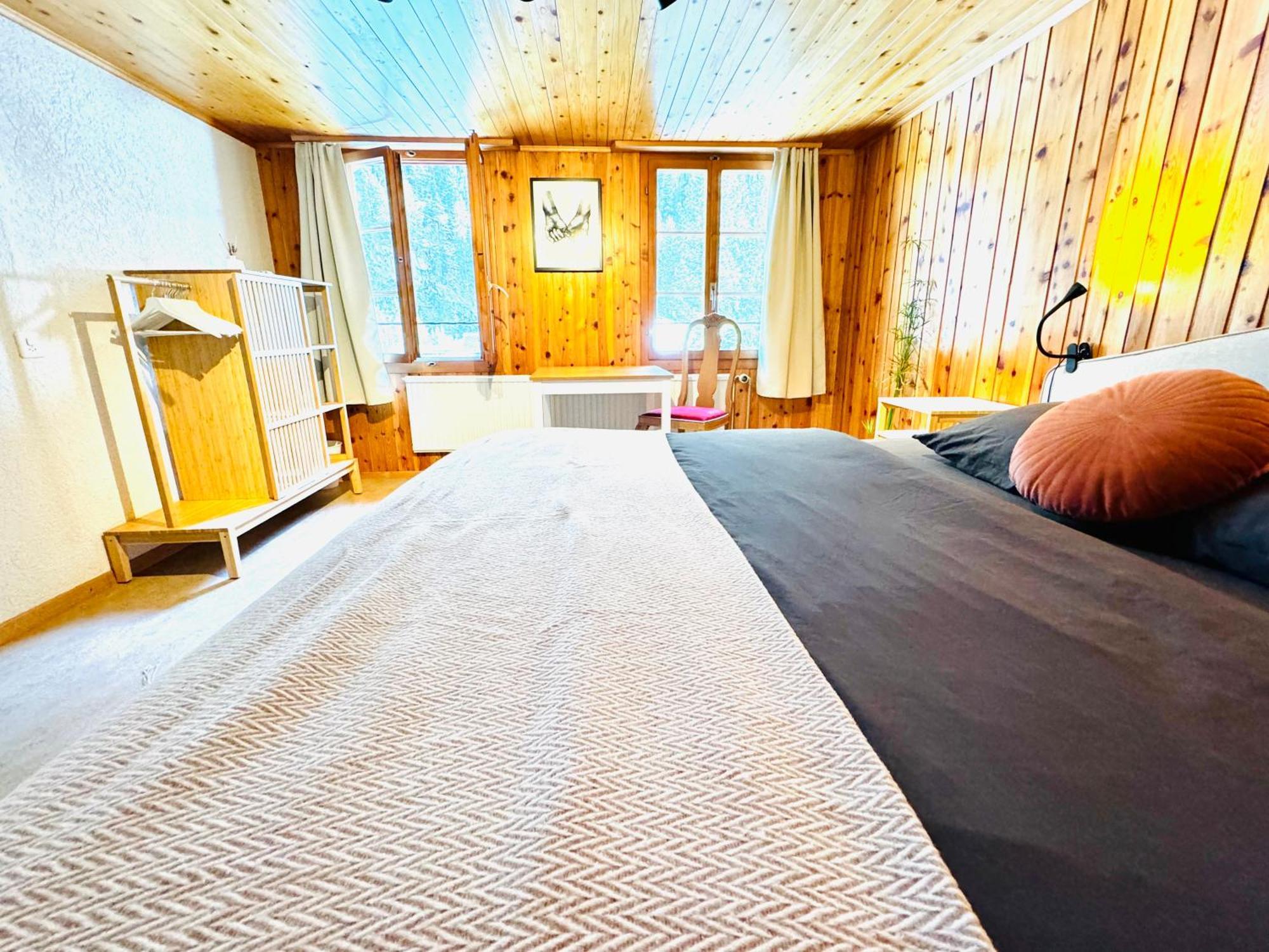 Cozy Apartment In Vintage House In Kandersteg Eksteriør billede