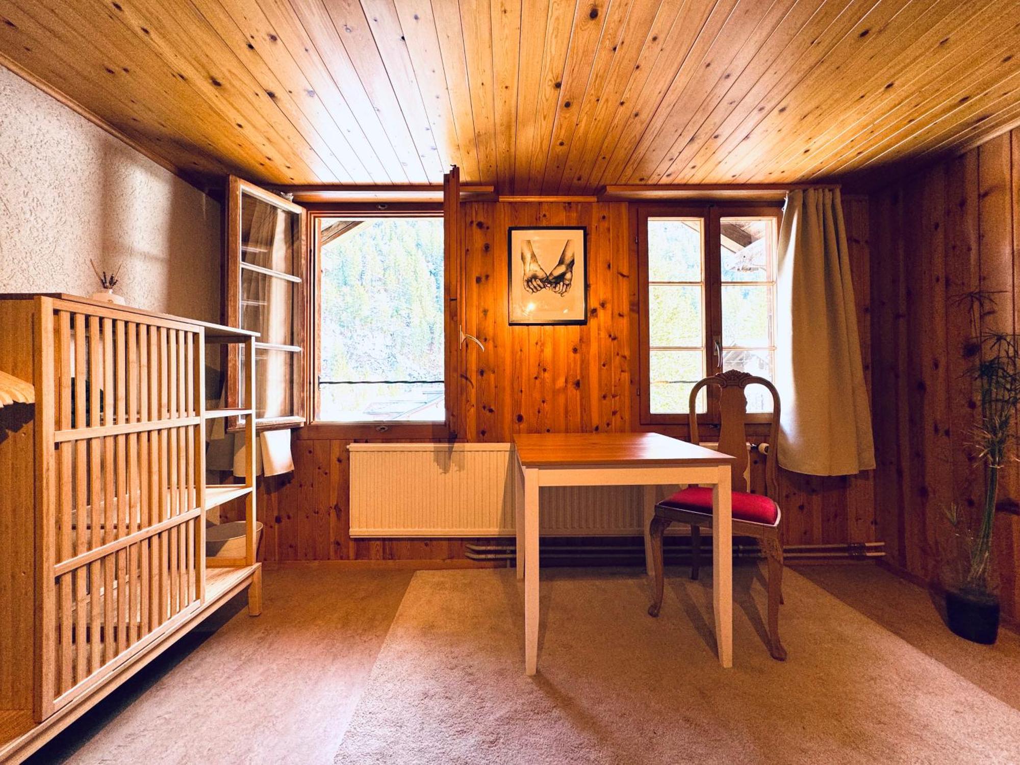 Cozy Apartment In Vintage House In Kandersteg Eksteriør billede